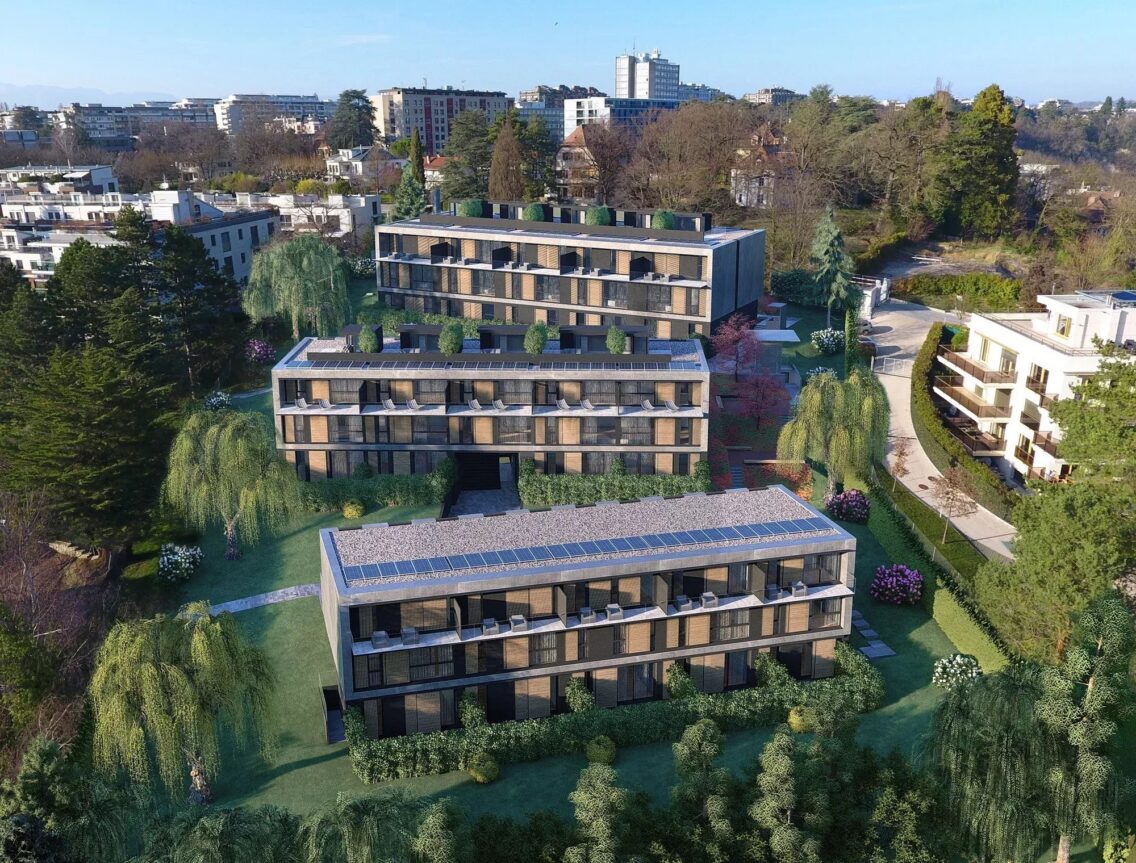 Splendide townhouse de 244m2 habitables au coeur de Champel — Genève