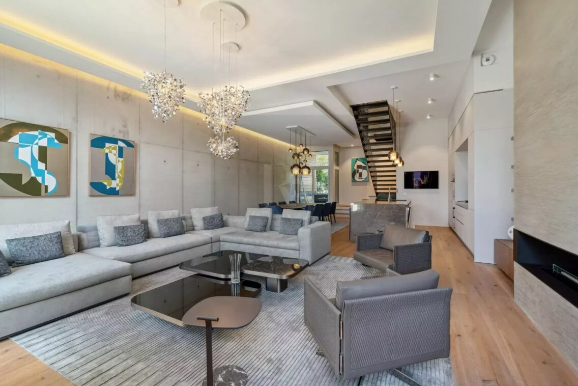 Exceptional 8-room townhouse in Champel — Genève