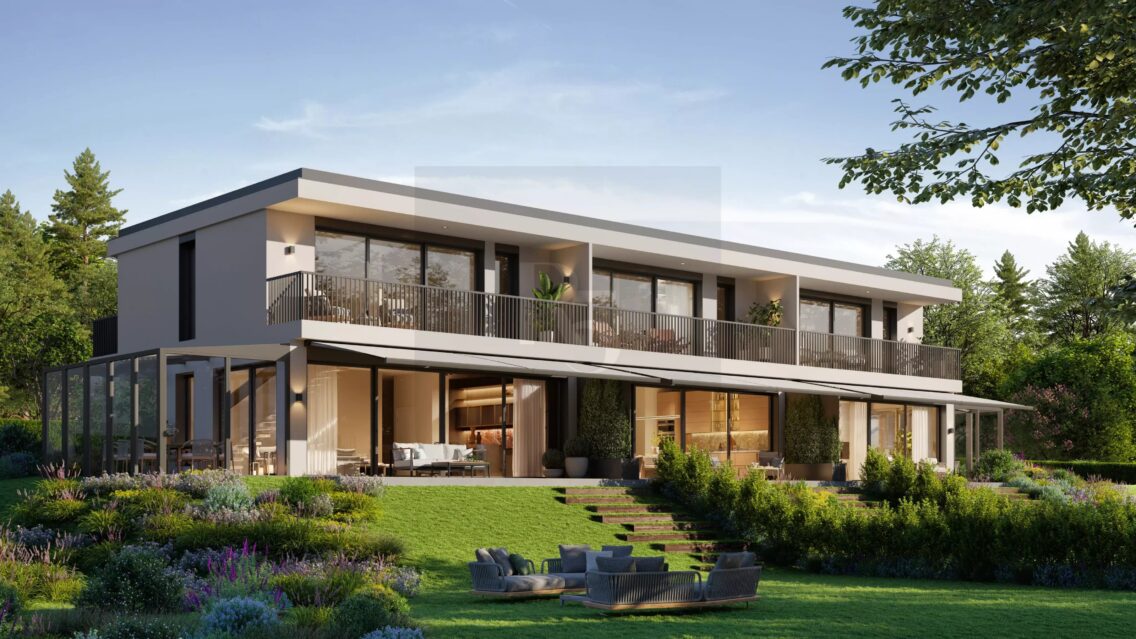 BOTANIA – Trois villas familiales THPE à Vernier — programme Rousseau 5 à Vernier