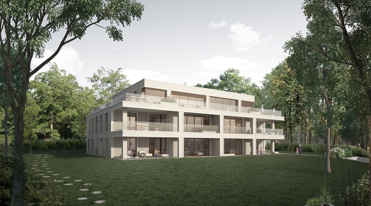 Appartement attique d'exception vendu à Vandoeuvres, 250m2, 4 chambres, finitions luxe, immeuble 2022