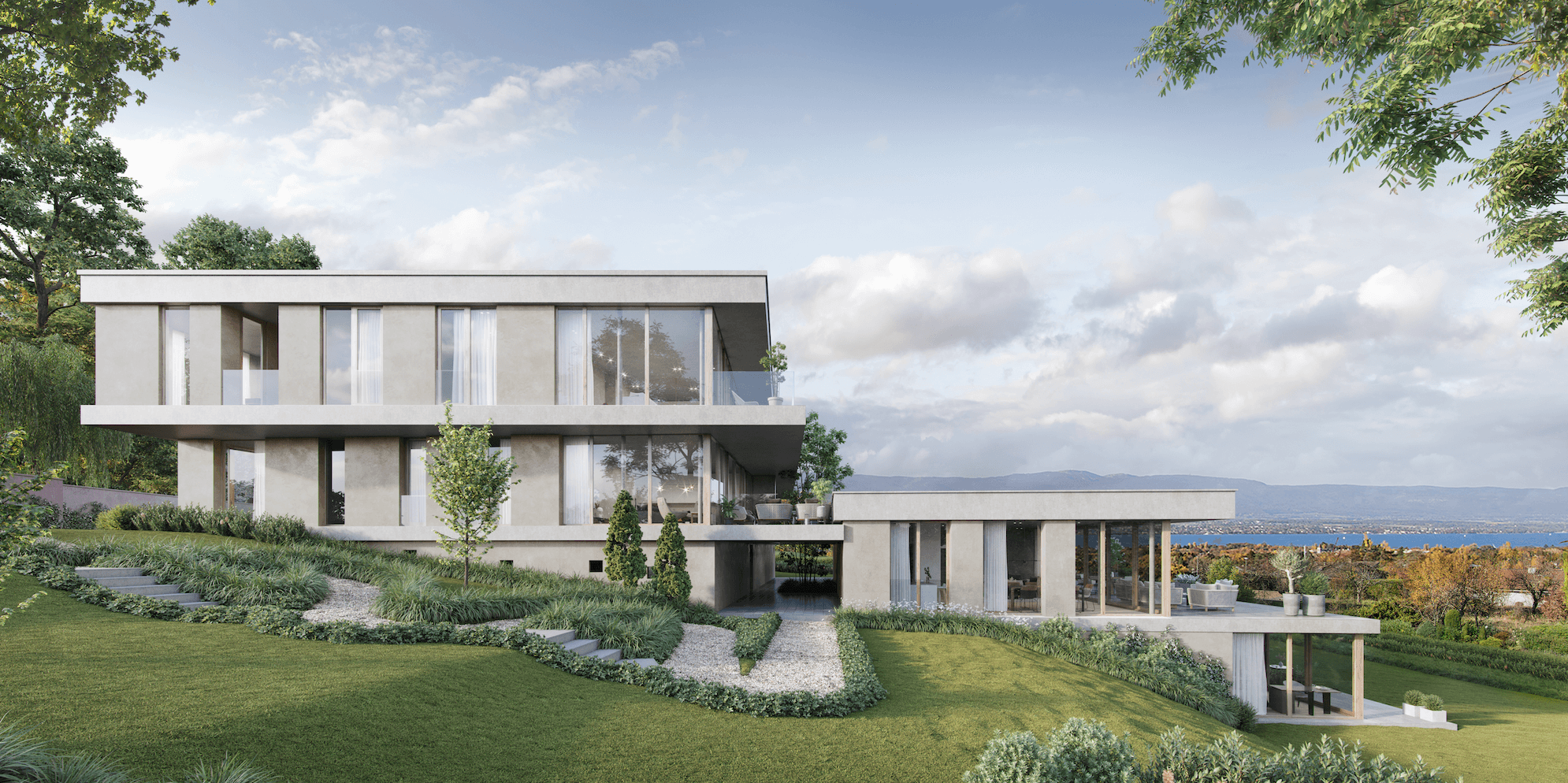 Sold apartment in Collonge-Bellerive with lake view — Rousseau 5