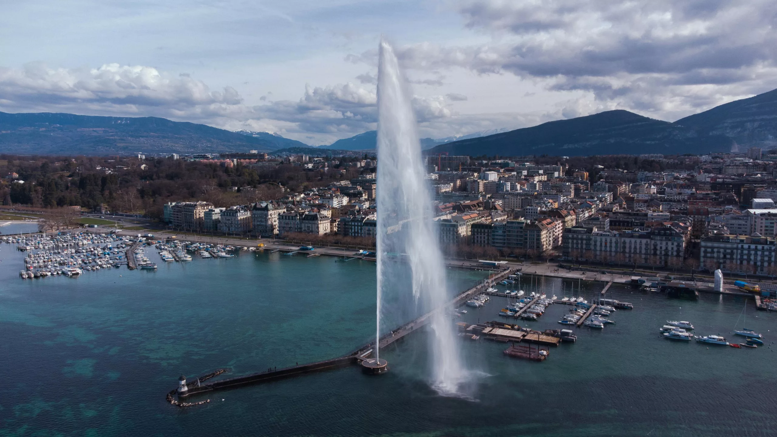 jet d'eau de Genève, lac Léman