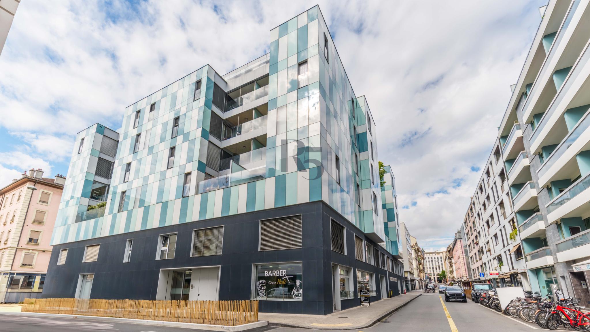 Appartement moderne avec terrasse à proximité de l’hôtel Beau-Rivage