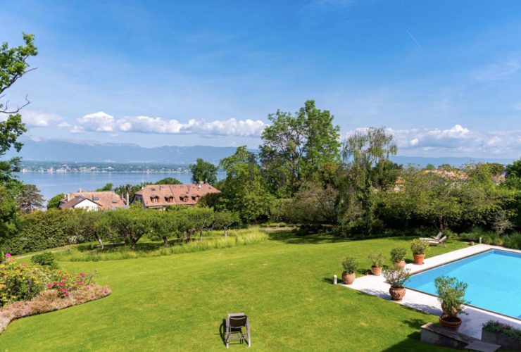 Villa à Cologny avec vue lac imprenable