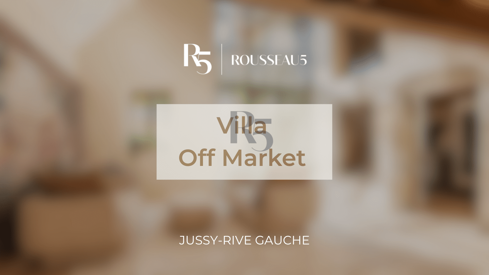 Une résidence rare au cœur du village de Jussy